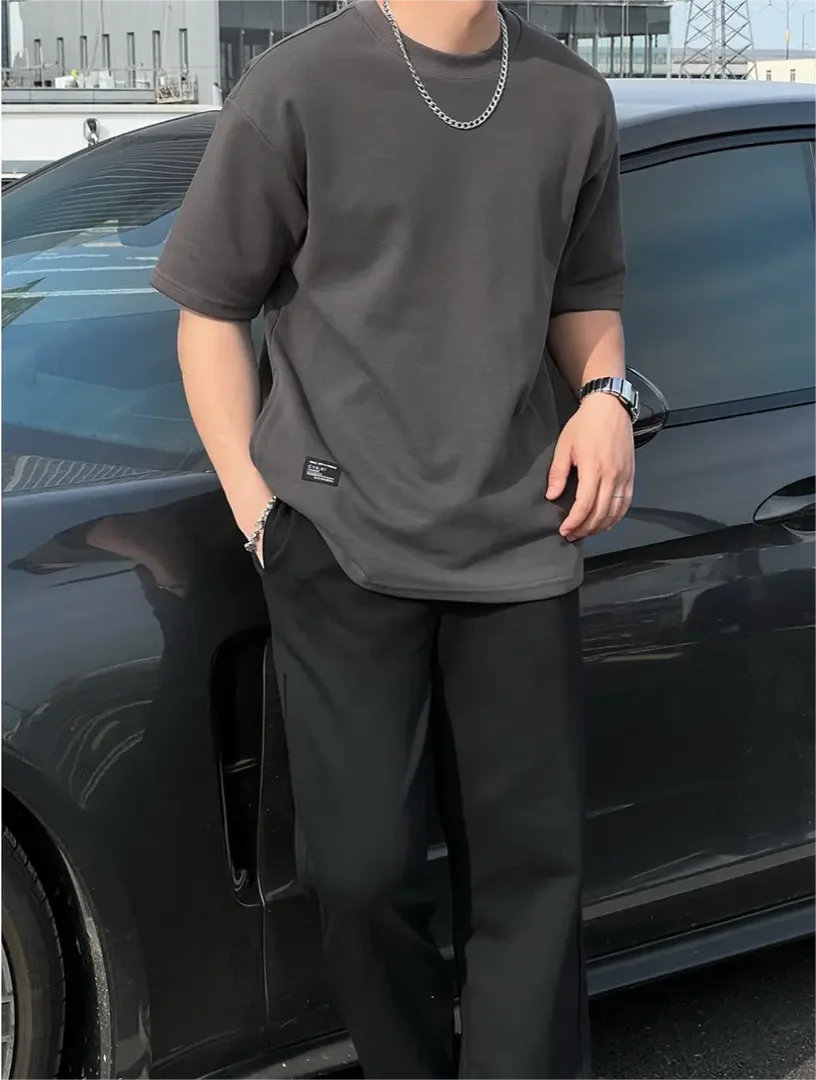 美式重磅T恤